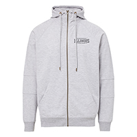 SWEATSHIRT FULL ZIP FUNNEL HOOD SQUISHED ILLINOIS