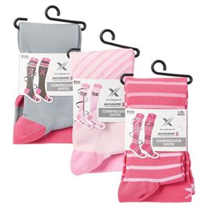 SOCKS NURSING COMPRESSION BREAST CANCER SINGLE PAIR