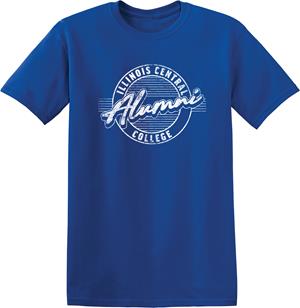 Tshirt Alumni Retro Distressed Circle