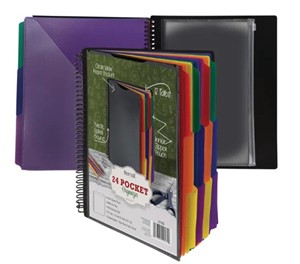 Organizer 24 Pocket Spiral