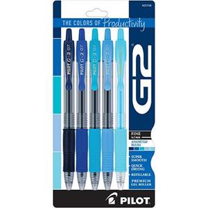 PEN PILOT G2 COLORS OF PROUDCTIVITY ASST 5PK