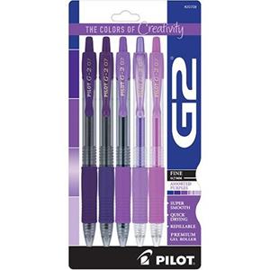 PEN PILOT G2 COLORS OF PROUDCTIVITY ASST 5PK