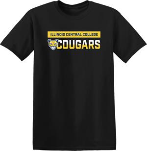 TSHIRT SPLIT COLOR COUGARS WITH FACE