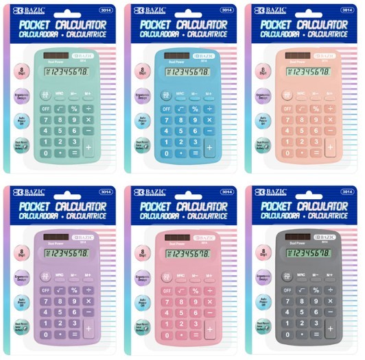 Calculator Desktop 8 Digit Asst Colors (SKU 10522370187) Calculator Desktop 8 Digit Asst Colors (SKU 10522370187)