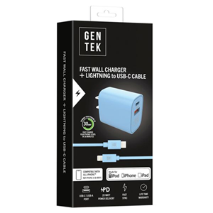 CHARGER DUAL WALL AND CABLE LIGHTNING ASST (10522769188) CHARGER DUAL WALL AND CABLE LIGHTNING ASST