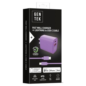 CHARGER DUAL WALL AND CABLE LIGHTNING ASST (10522769188) CHARGER DUAL WALL AND CABLE LIGHTNING ASST