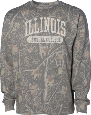 Sweatshirt Crew Cream Text Deadwood Camo