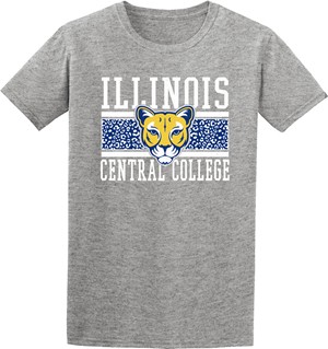 Tshirt Cougar On Leopard Stripe