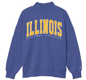 Sweatshirt Mock Neck Diana Large Text